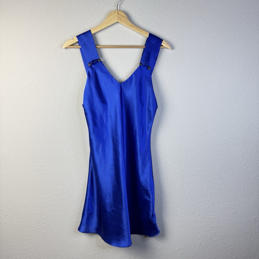 Vintage Beth Michaels Dress Womens Size‎ Small Mini Satin Dainty Feminine